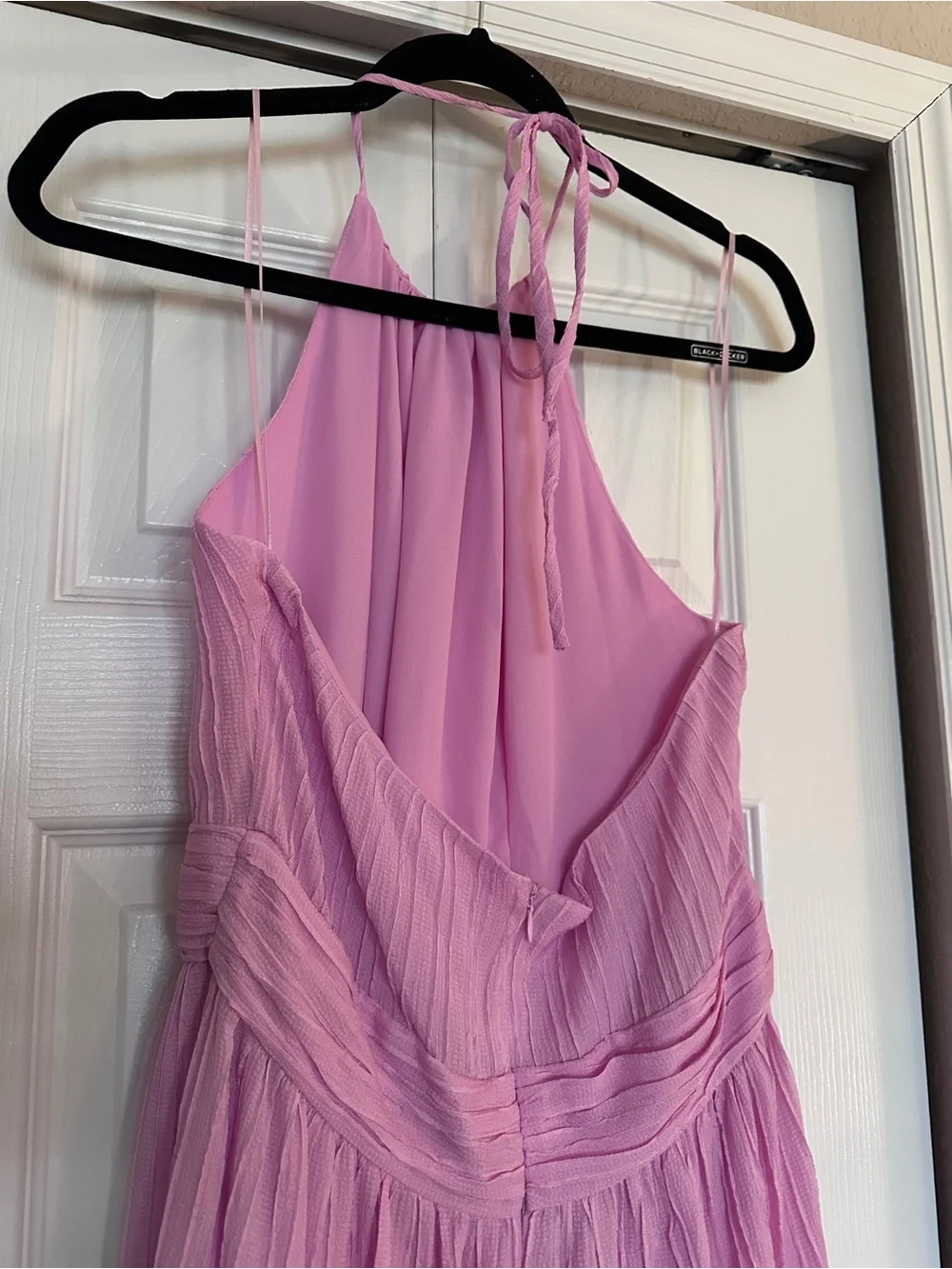 Astr Girls' Lavender Halter Tiered Maxi Dress